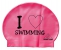 : I Love Swimming-Black On Pink
