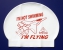 : I'm Not Swim'n I'm Fly'n-Red On White