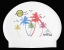 : White Cap Multi-Colored Palm Trees