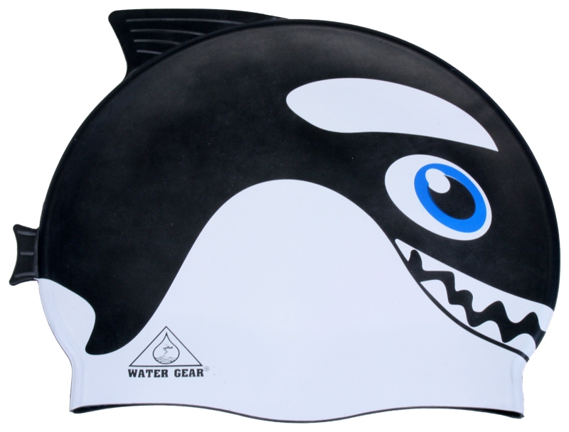 YELLOW FISH Swim Cap Silicone CRITTER Learn to Child Swimming Class 39700-YF NEW 